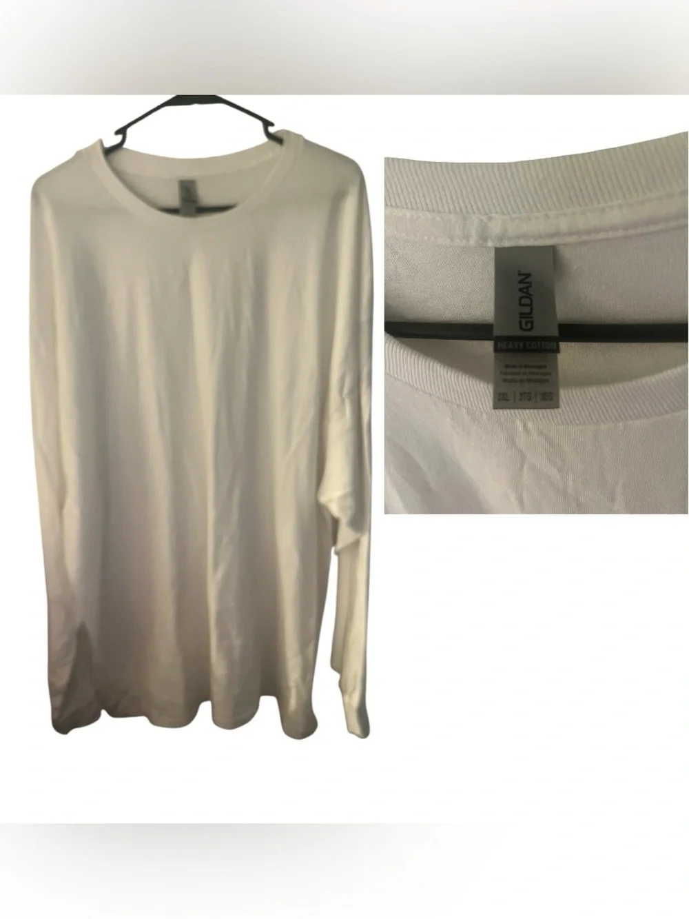Gildan White Crew Neck T-Shirt Bundle